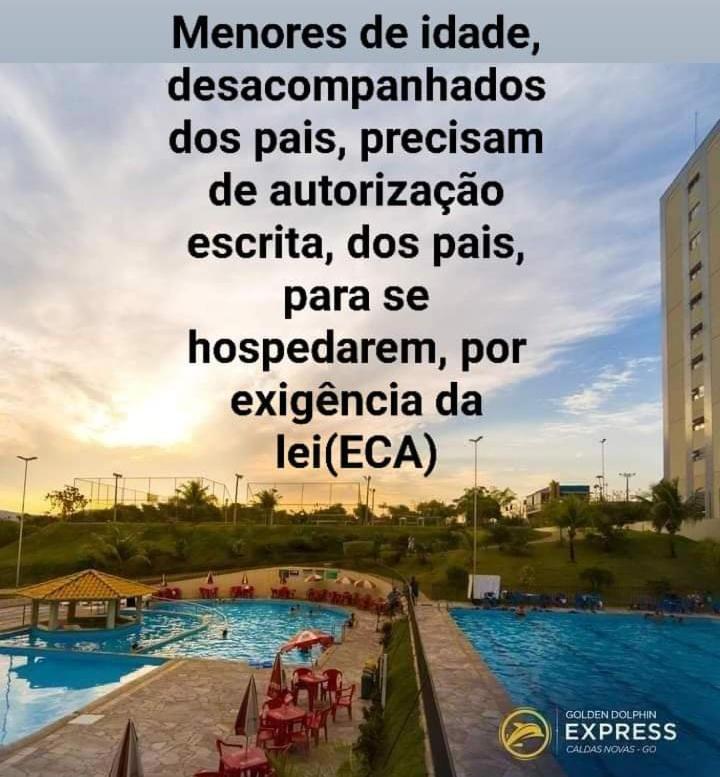 Golden Dolphin Express 5Pessoas Mais 1 Crianca Ate 5 Anos Com Toalhas E Roupas De Cama,Lencois, Travesseiros E Fronhas E 3 Parques Aquaticos Termais Limpeza Impostos E Taxas Ja Incluso Caldas Novas Zewnętrze zdjęcie